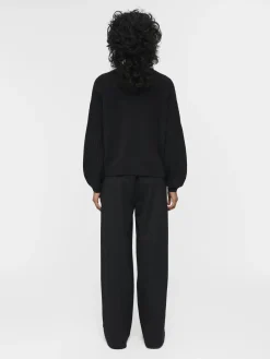 OBJECT Cardigans|Stickat*ALPACKA- OCH YLLEBLANDNING KOFTA Black