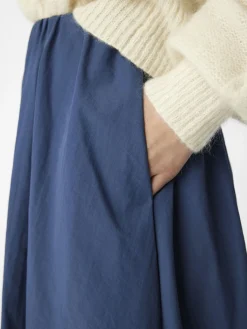 OBJECT Kjolar*BALLONG MIDIKJOL Dark Denim