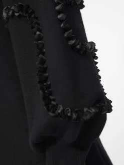 OBJECT Klänningar*BALLONGÄRMAD STICKAD KLÄNNING Black