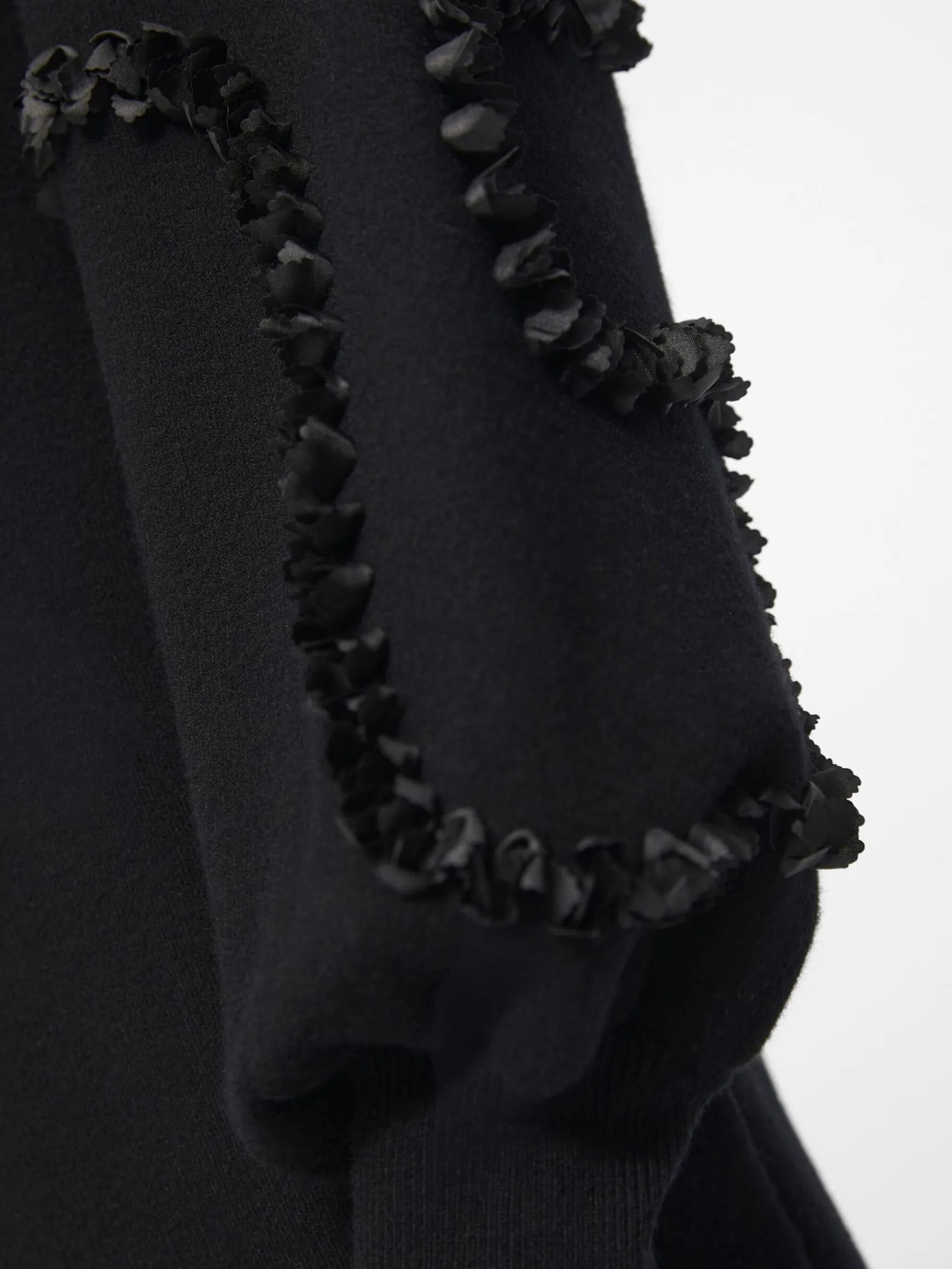 OBJECT Klänningar*BALLONGÄRMAD STICKAD KLÄNNING Black