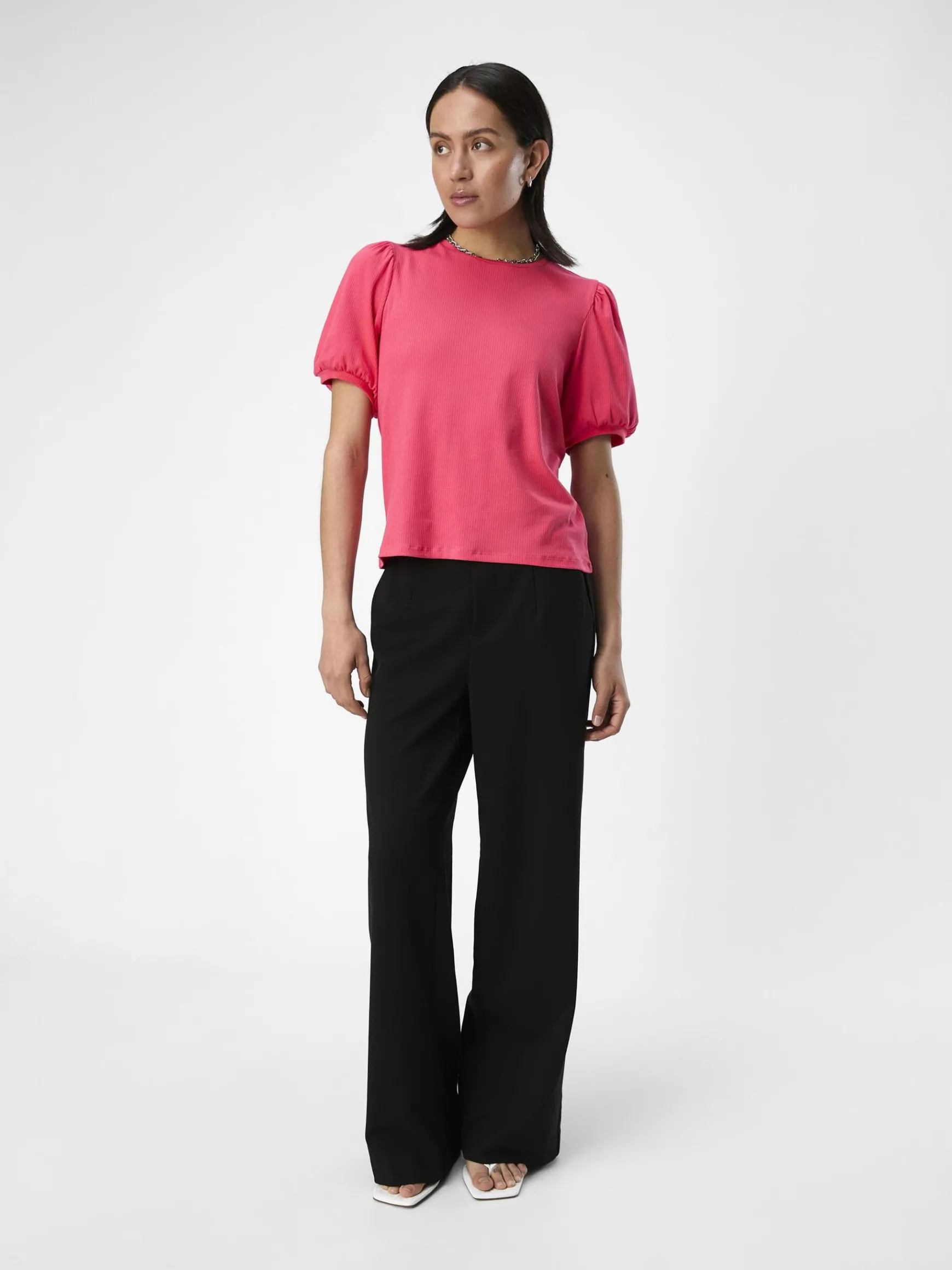 OBJECT Toppar*BALLONGÄRMAD TOPP Paradise Pink