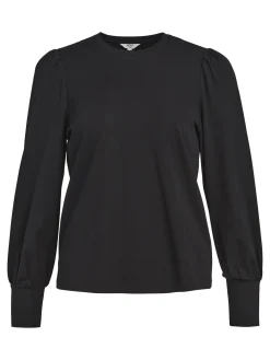 OBJECT Skjortor|Toppar*BALLONGÄRMAD TOPP Black