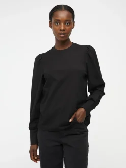 OBJECT Skjortor|Toppar*BALLONGÄRMAD TOPP Black