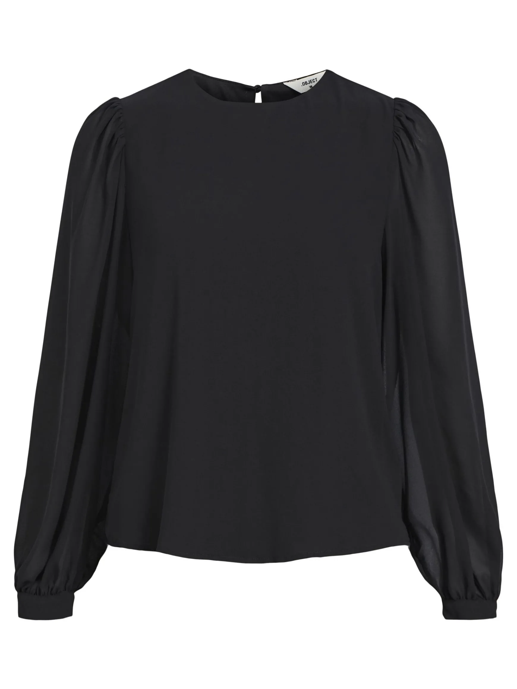 OBJECT Skjortor|Toppar*BALLONGÄRMAR BLUS Black