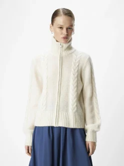 OBJECT Cardigans*BLIXTLÅS STICKAD KOFTA Sandshell