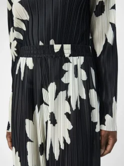 OBJECT Byxor*BLOMMIG BYXOR Black