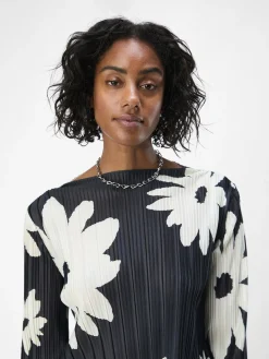 OBJECT Toppar*BLOMMIG TOPP Black