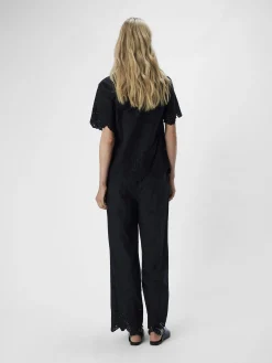 OBJECT Skjortor|Toppar*BRODERIE ANGLAISE SKJORTA Black