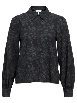 OBJECT Skjortor|Toppar*BRODERIE ANGLAISE SKJORTA Black