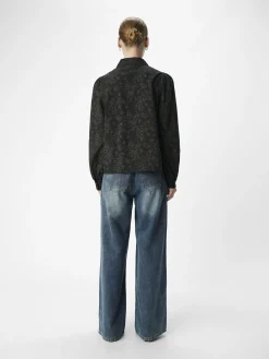 OBJECT Skjortor|Toppar*BRODERIE ANGLAISE SKJORTA Black