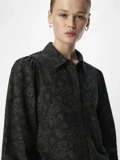OBJECT Skjortor|Toppar*BRODERIE ANGLAISE SKJORTA Black