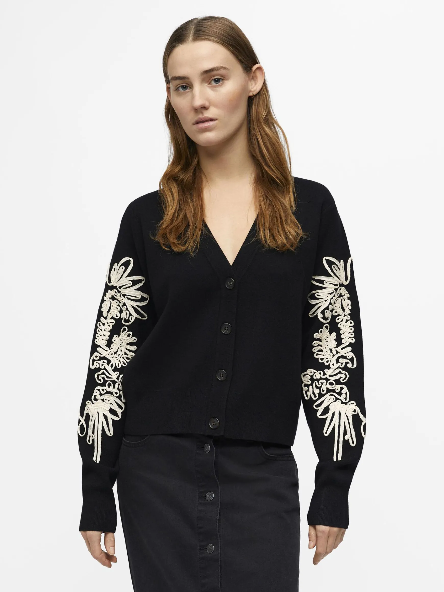 OBJECT Cardigans*BRODYRPRYDD KOFTA Black