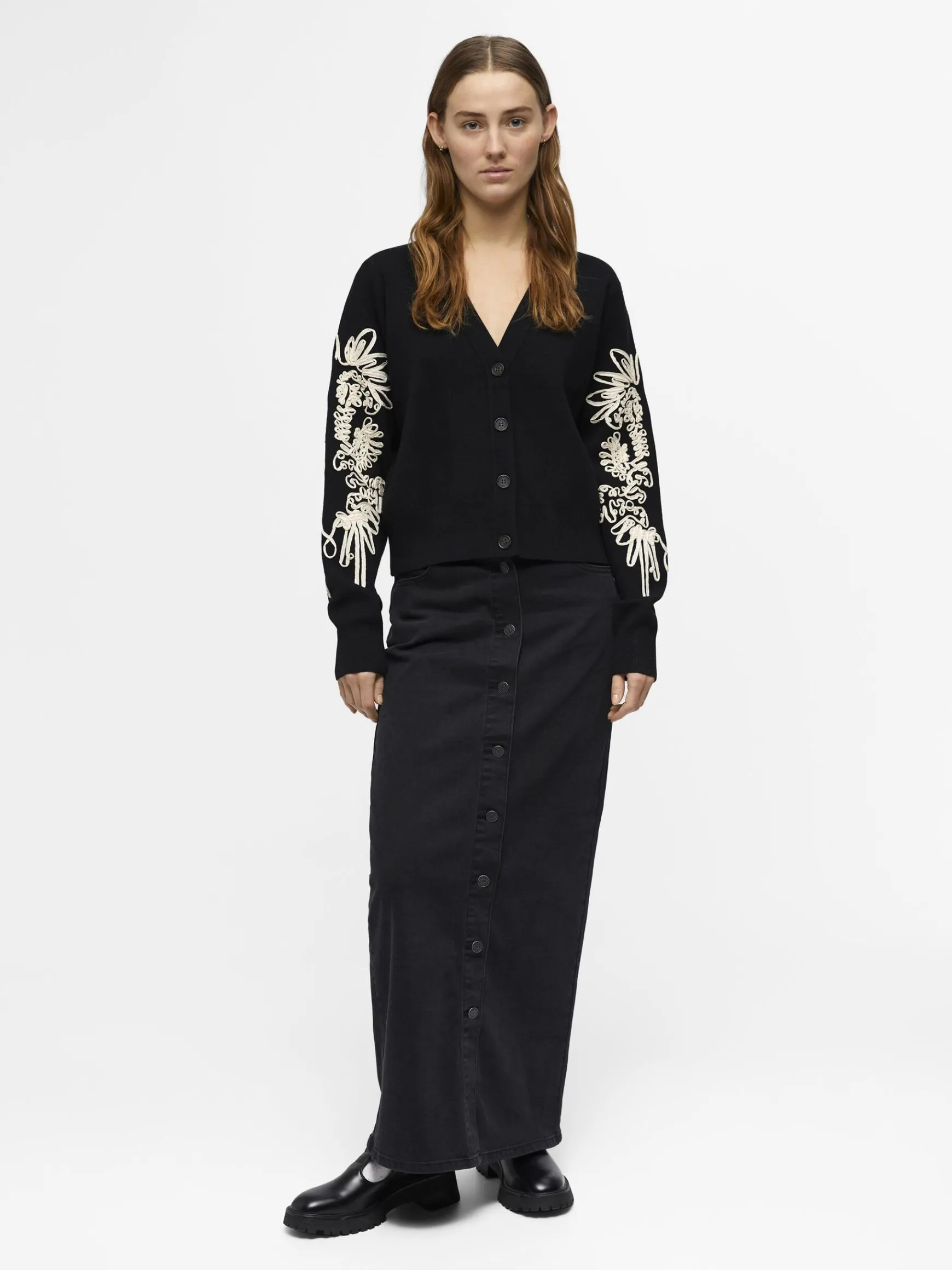 OBJECT Cardigans*BRODYRPRYDD KOFTA Black