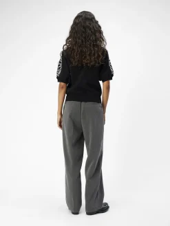 OBJECT Stickat*BRODYRPRYDD STICKAD TOPP Black