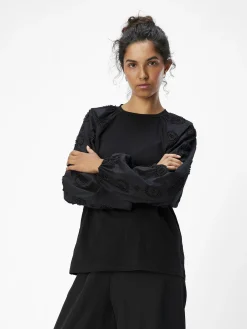 OBJECT Skjortor|Toppar*BRODYRPRYDD TOPP Black