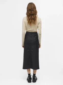 OBJECT Kjolar*COATADE MIDIKJOL Black