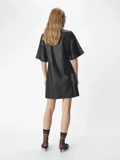 OBJECT Klänningar*COATADE SKJORTKLÄNNING Black