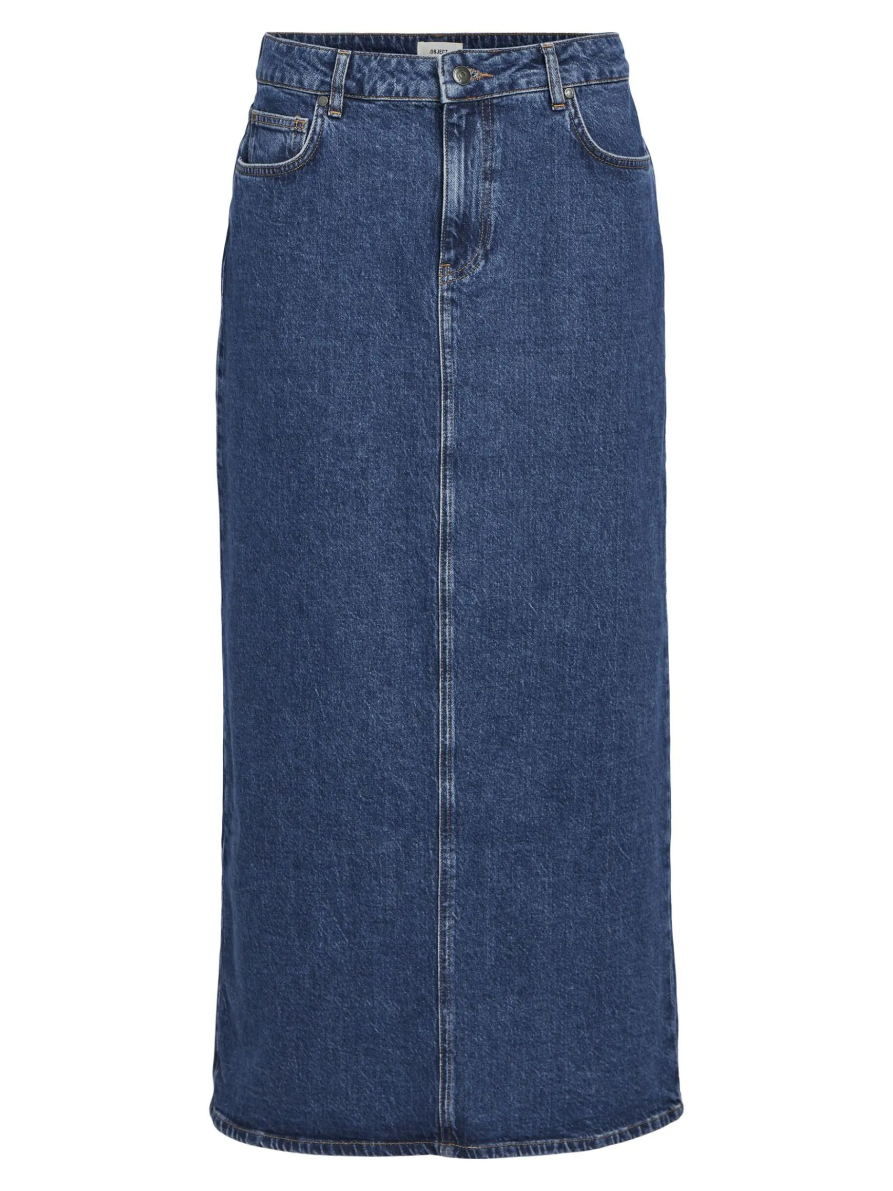 OBJECT Basic|Kjolar*DENIM MAXIKJOL Medium Blue Denim