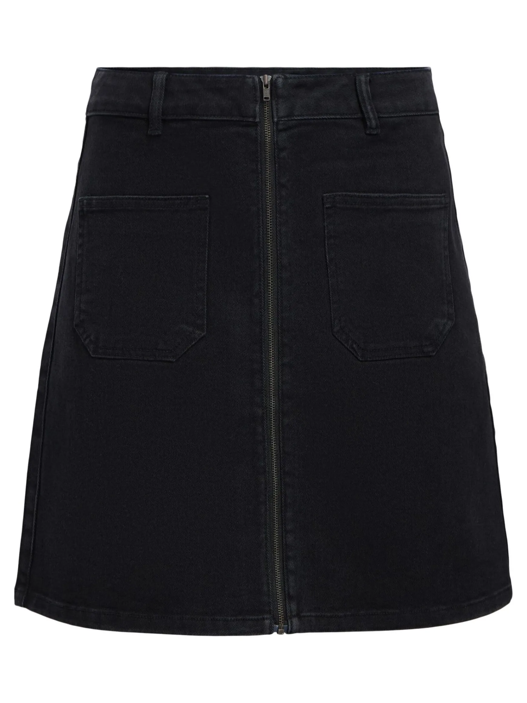 OBJECT Kjolar*DENIM MINIKJOL Black Denim