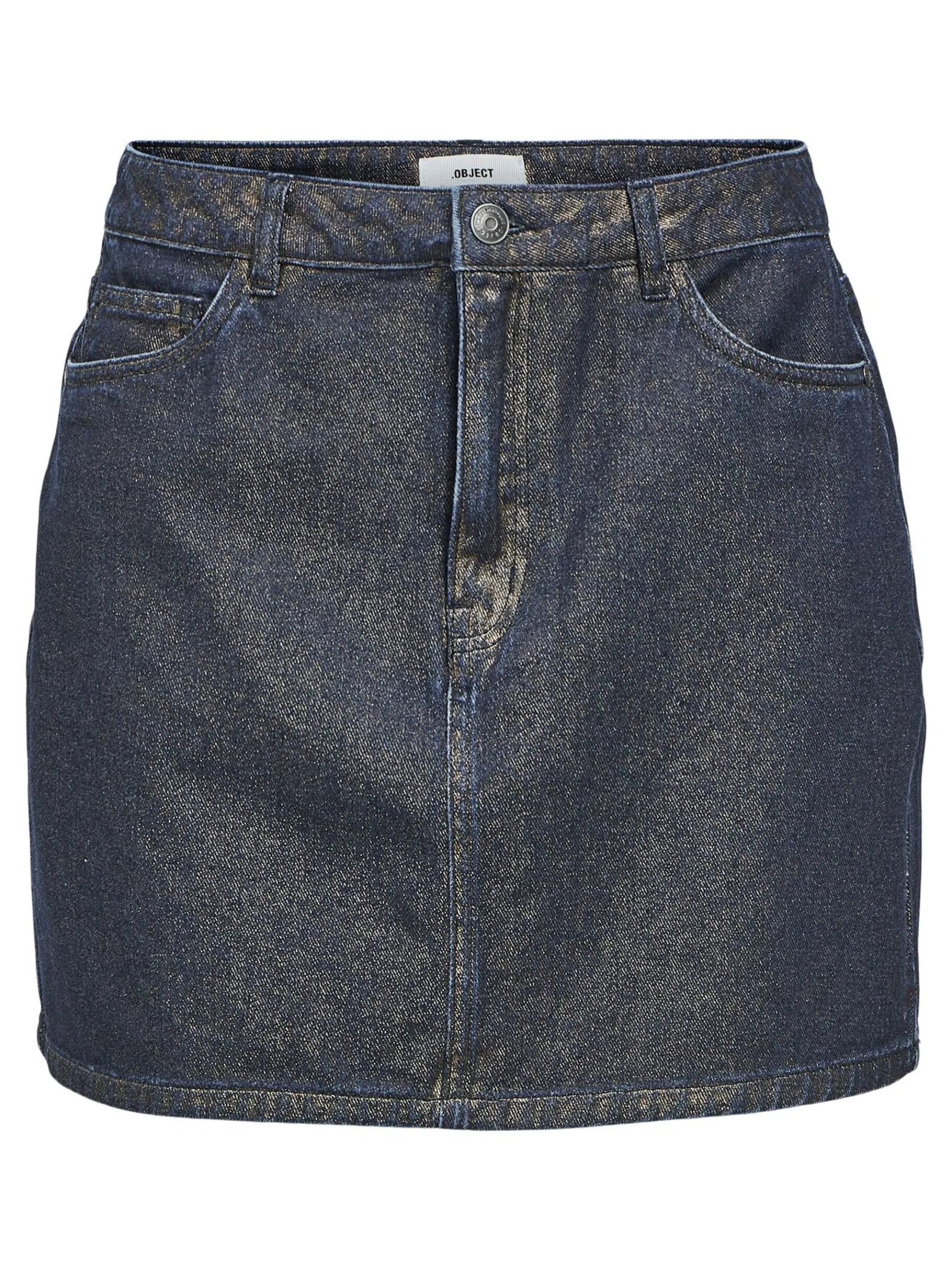 OBJECT Kjolar*DENIM MINIKJOL Dark Blue Denim