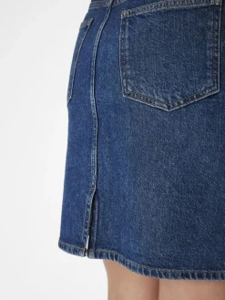 OBJECT Kjolar*DENIM MINIKJOL Medium Blue Denim