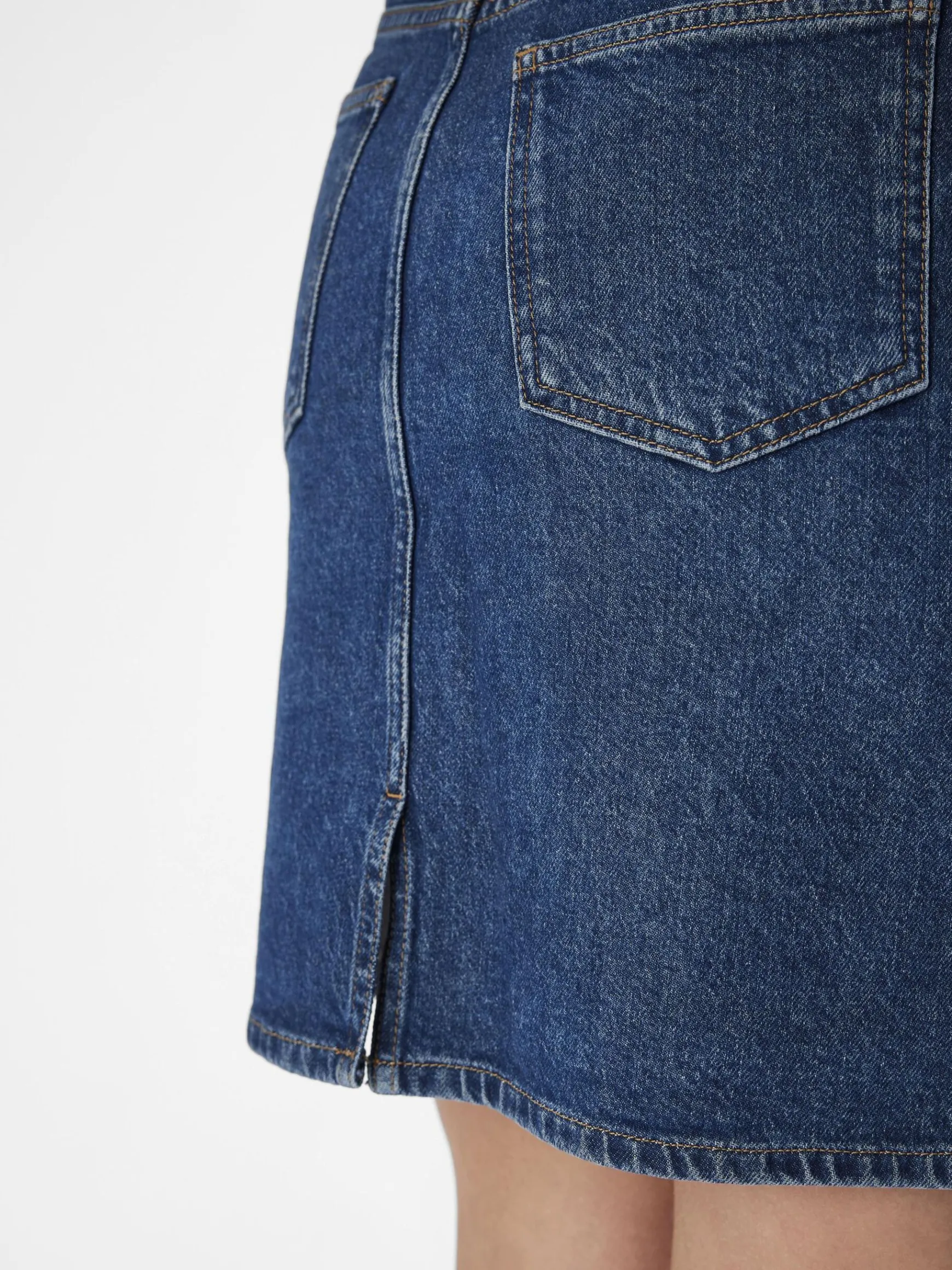 OBJECT Kjolar*DENIM MINIKJOL Medium Blue Denim