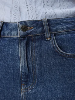 OBJECT Kjolar*DENIM MINIKJOL Medium Blue Denim