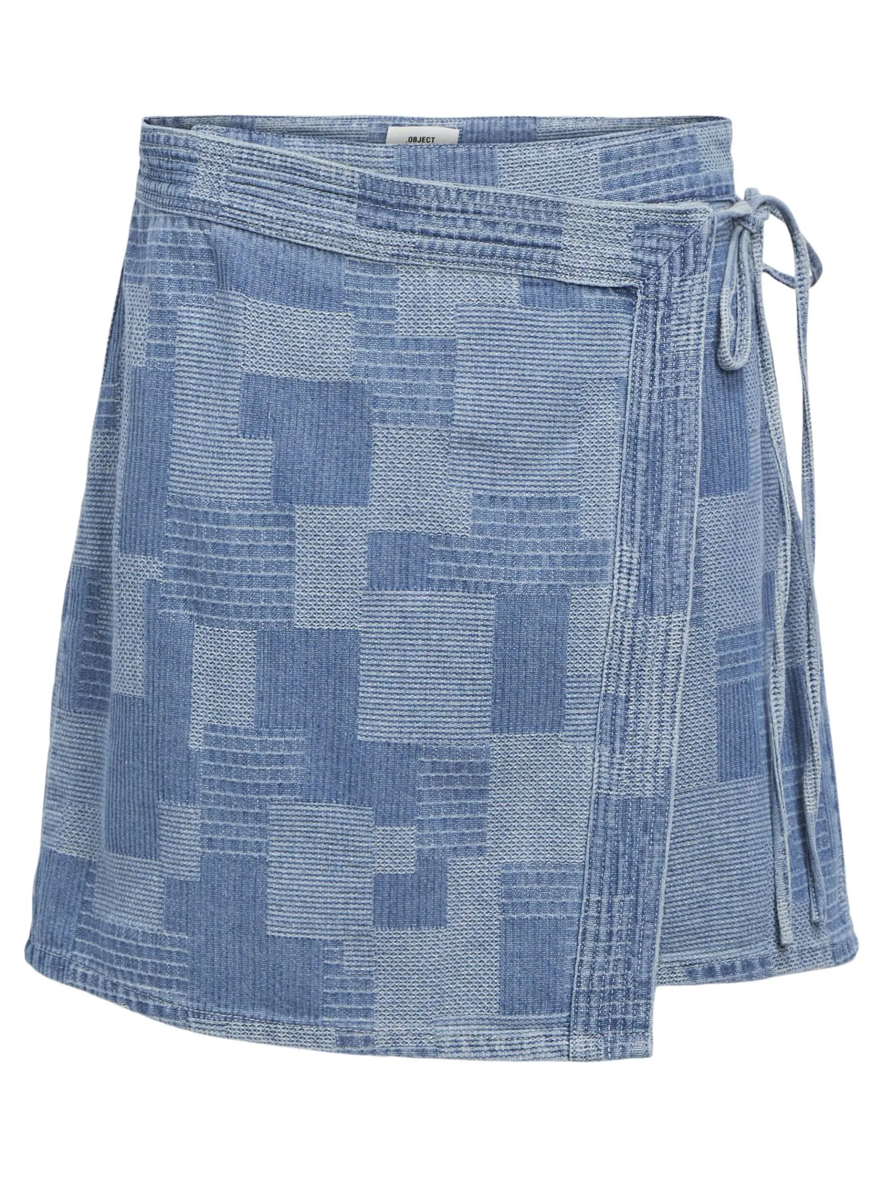 OBJECT Kjolar*DENIM OMLOTTKJOL Light Blue Denim