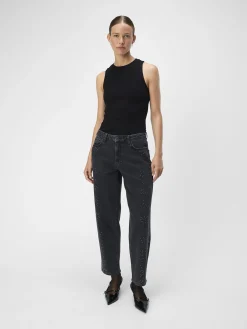 OBJECT Jeans|Byxor*DETALJERAD JEANS Black
