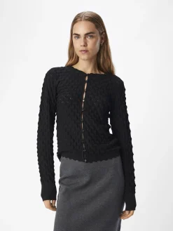 OBJECT Cardigans*DETALJERAD KOFTA Black
