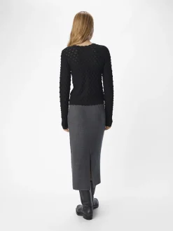 OBJECT Cardigans*DETALJERAD KOFTA Black