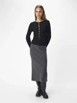 OBJECT Cardigans*DETALJERAD KOFTA Black