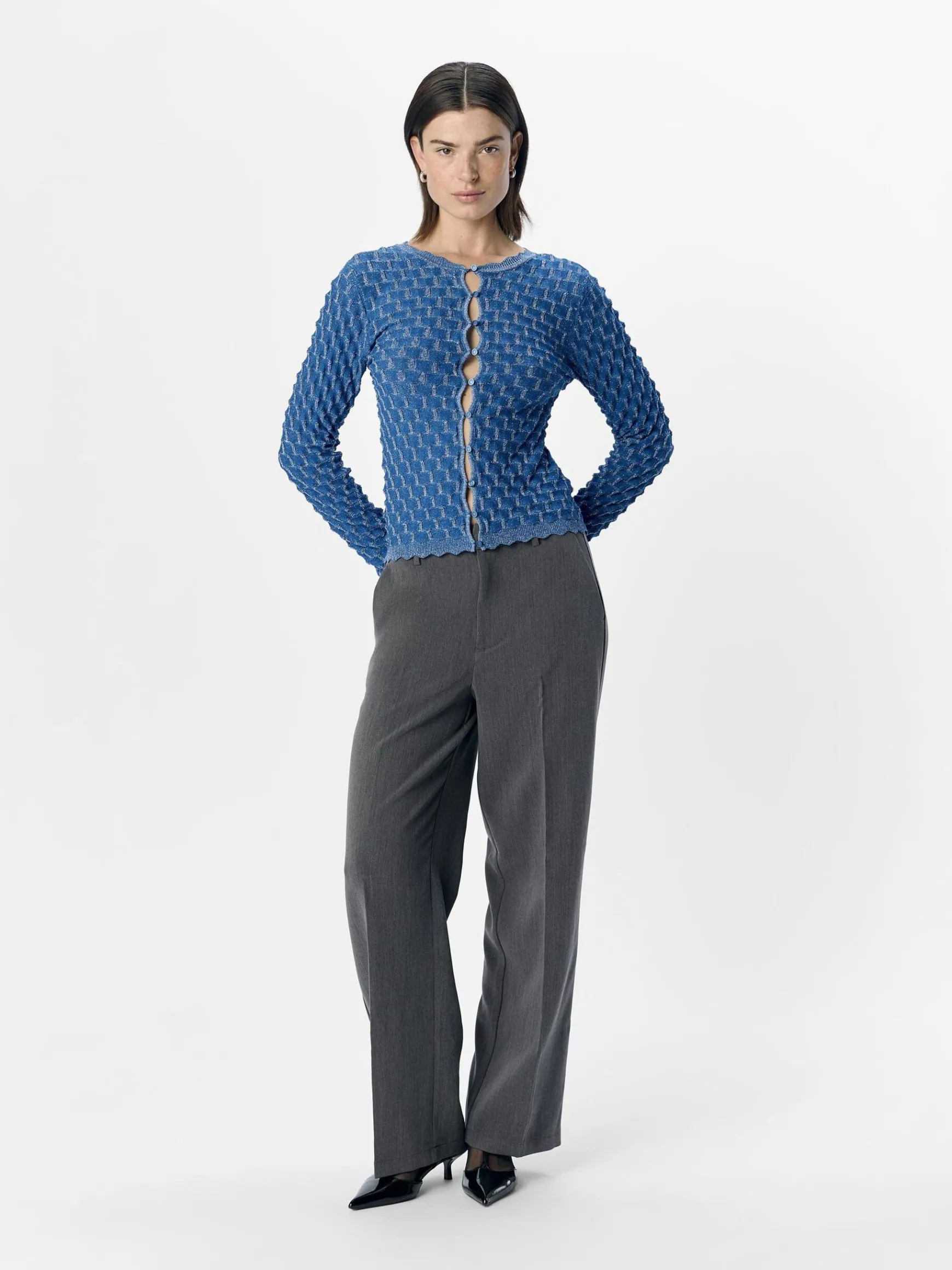 OBJECT Cardigans*DETALJERAD KOFTA Lapis Blue