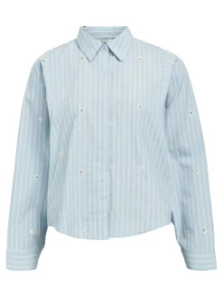 OBJECT Skjortor|Toppar*DETALJERAD SKJORTA Airy Blue
