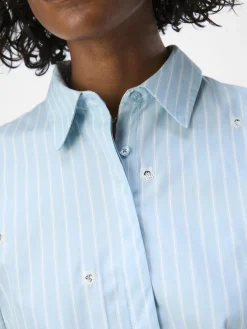 OBJECT Skjortor|Toppar*DETALJERAD SKJORTA Airy Blue