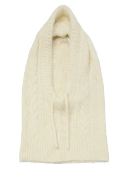 OBJECT Accessoarer*FLÄTSTICKAD BALACLAVA Sandshell