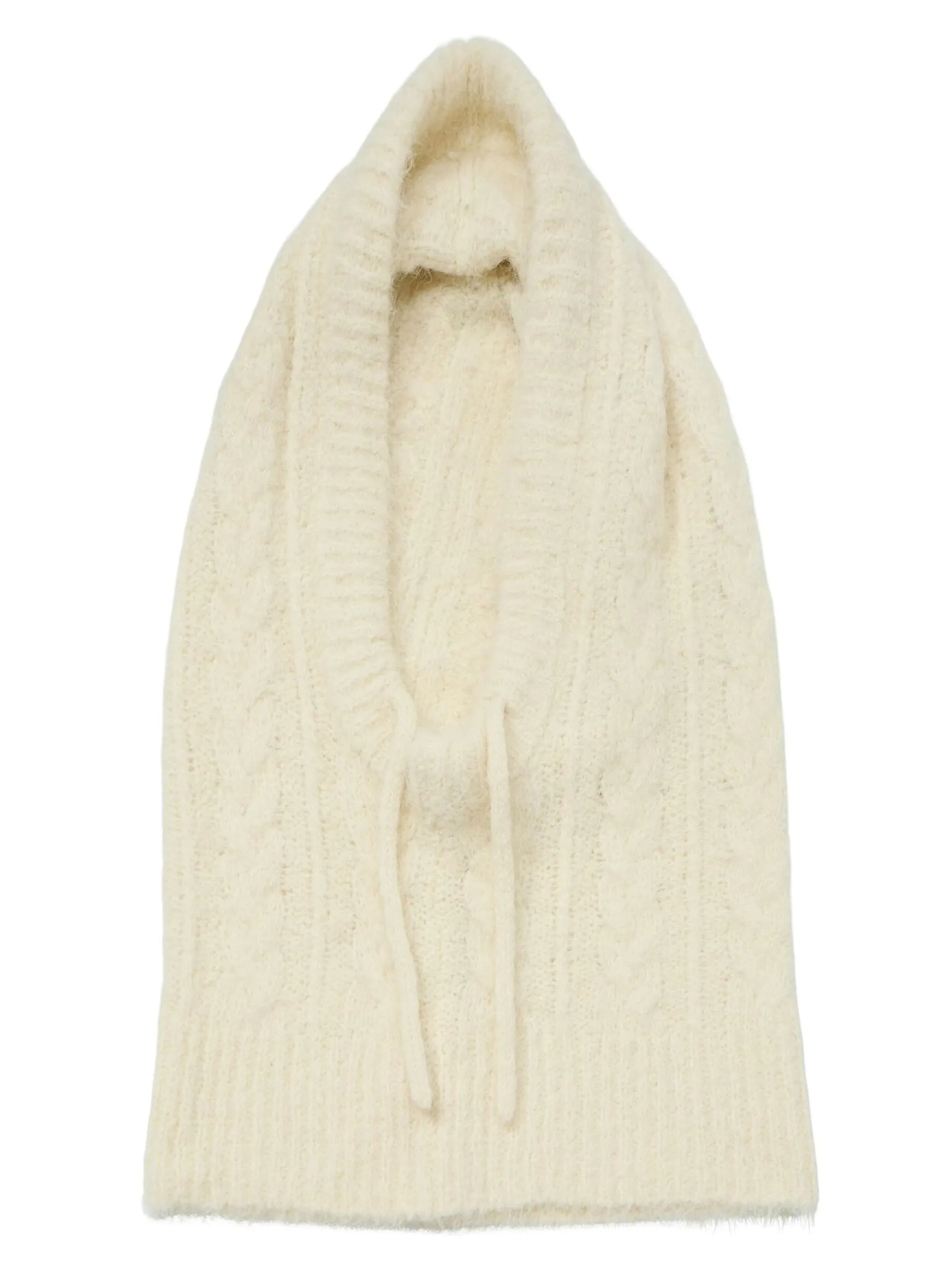 OBJECT Accessoarer*FLÄTSTICKAD BALACLAVA Sandshell