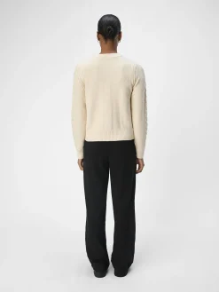 OBJECT Cardigans*FLÄTSTICKAD KOFTA Sandshell