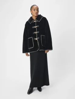 OBJECT Ytterkläder*FUSKPÄLS KAPPA Black