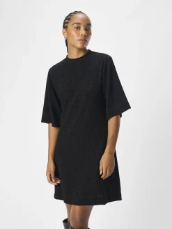 OBJECT Klänningar*GLITTRIG KORT KLÄNNING Black