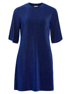 OBJECT Klänningar*GLITTRIG KORT KLÄNNING Lapis Blue