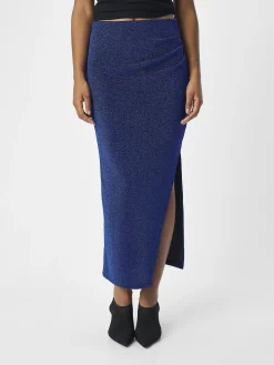 OBJECT Kjolar*GLITTRIG MAXIKJOL Lapis Blue