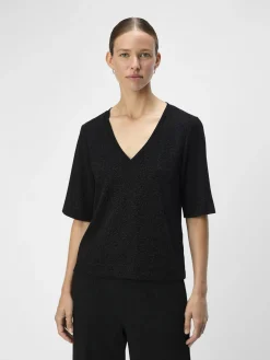 OBJECT Toppar*GLITTRIG TOPP Black