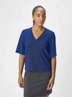 OBJECT Toppar*GLITTRIG TOPP Lapis Blue
