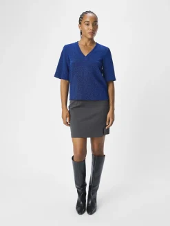 OBJECT Toppar*GLITTRIG TOPP Lapis Blue