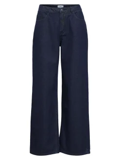 OBJECT Jeans|Byxor*HÖG MIDJA LOOSE FIT-JEANS Dark Blue Denim