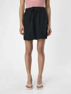 OBJECT Basic*HÖG MIDJA SHORTS Black