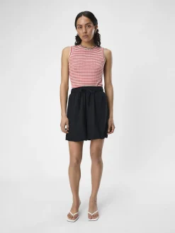 OBJECT Basic*HÖG MIDJA SHORTS Black