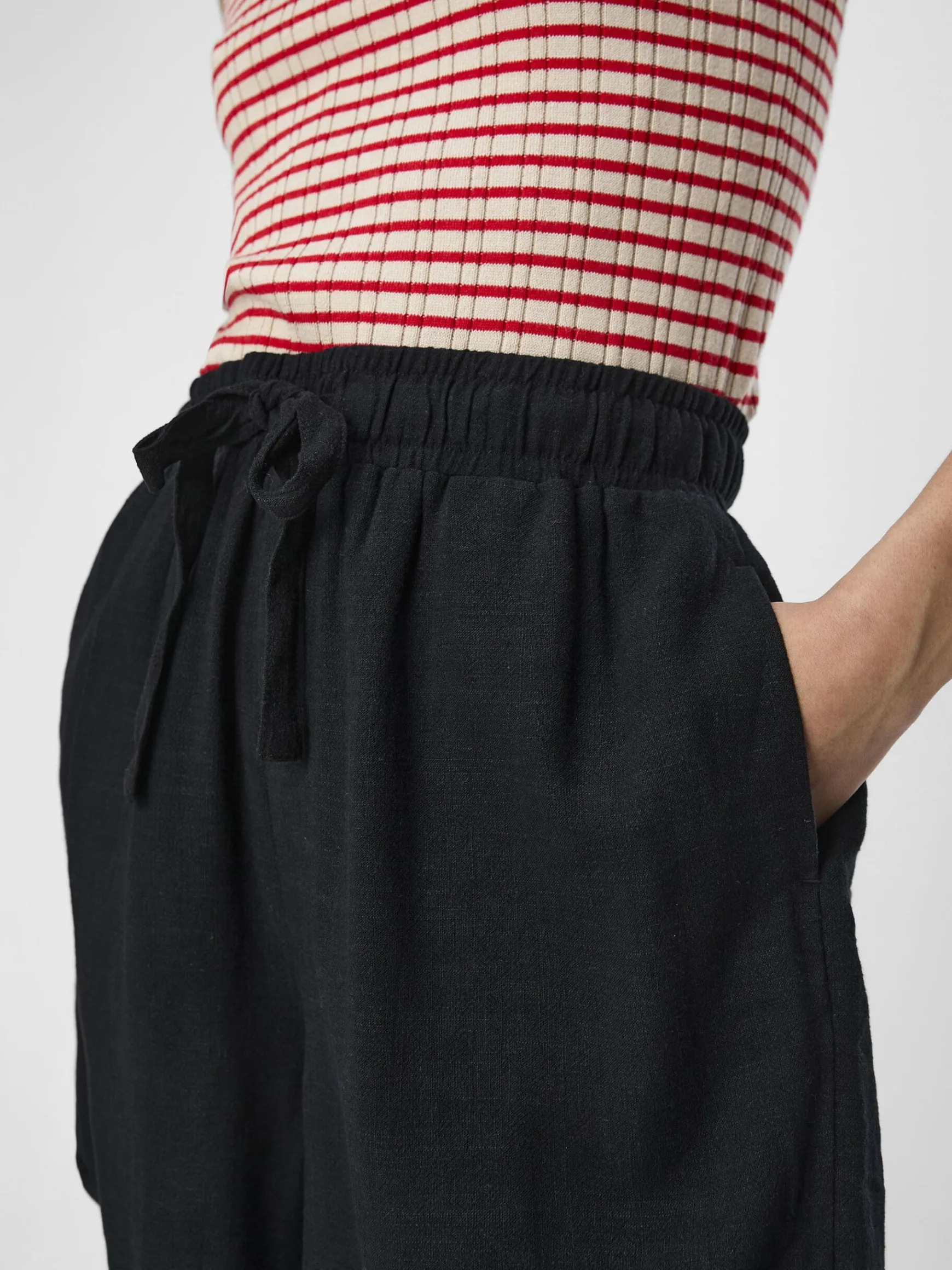 OBJECT Basic*HÖG MIDJA SHORTS Black
