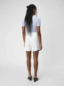 OBJECT Basic*HÖG MIDJA SHORTS Cloud Dancer